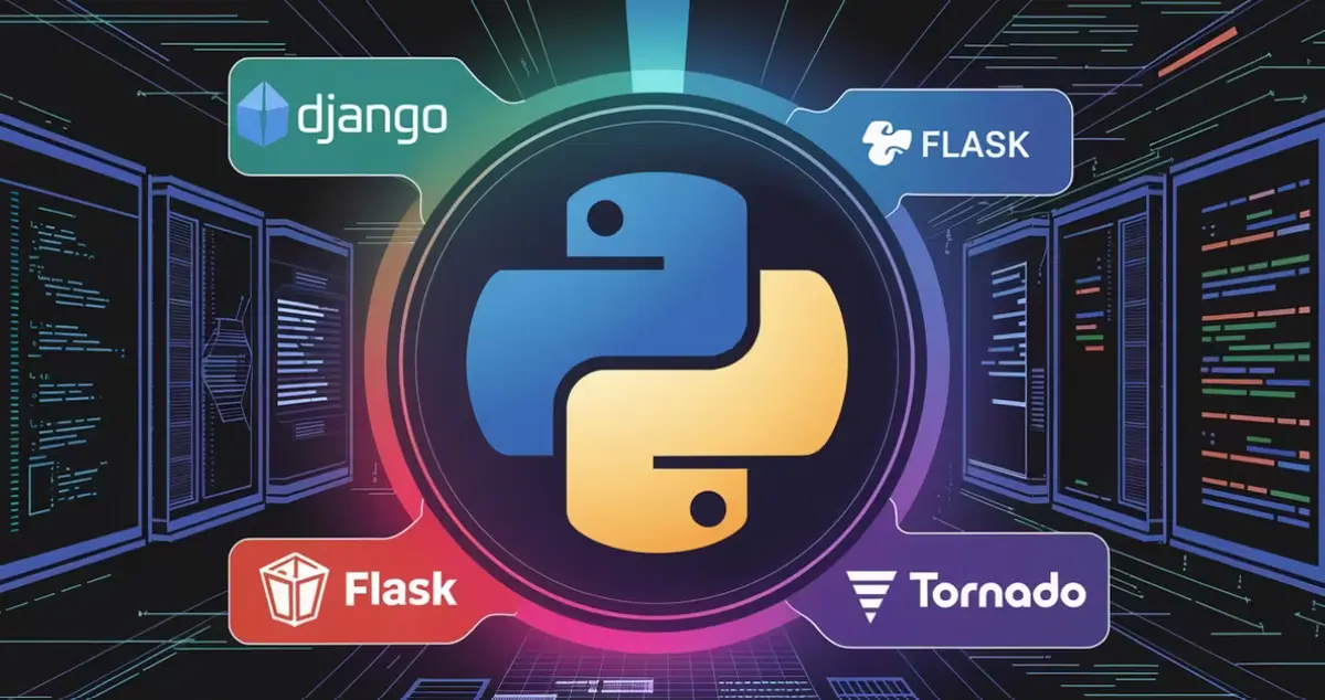Les Meilleurs Frameworks Python pour le Développement Web : Django, Flask, FastAPI, Pyramid et Tornado.