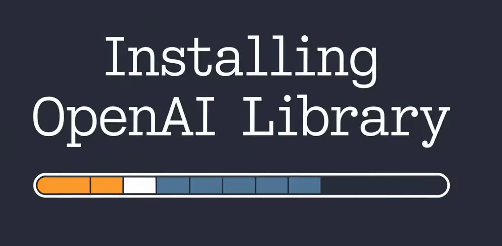 Intégration de ChatGPT avec Python- Installation de la bibliothèque OpenAI pour Python.