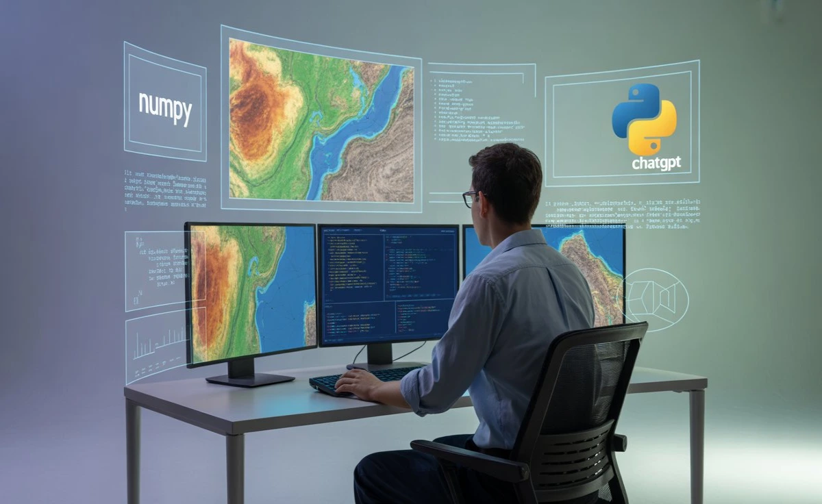 Créer un assistant SIG avec Python, NumPy et ChatGPT – Guide pas à pas en 2025