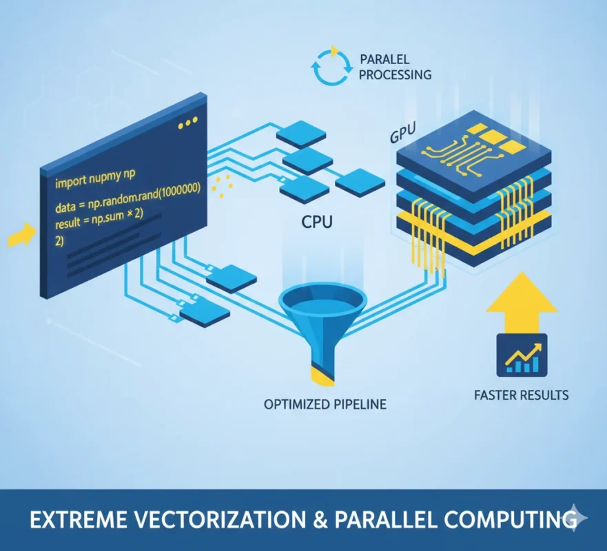Analyse statistique avec NumPy sur des données réelles en Python affichant moyennes, médianes et graphique
